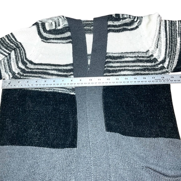 ANTHROPOLOGIE MICHAEL STARS Mixed Media Duster Cardigan w/ Wool & Cashmere Sz S - Picture 6 of 10